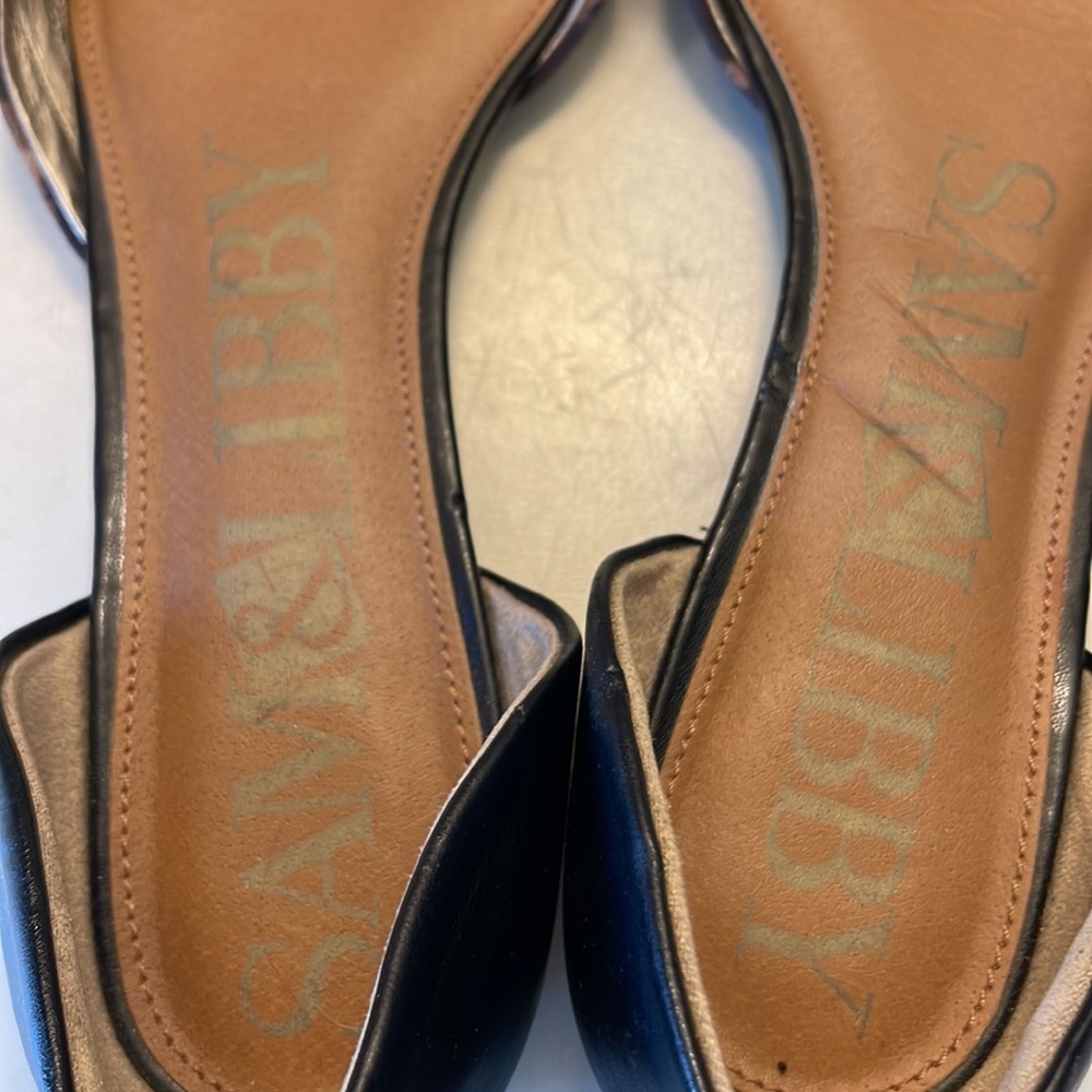 SAM & Libby Heidi Animal Print Flats. Size 9.5. D8/A - Picture 8 of 9